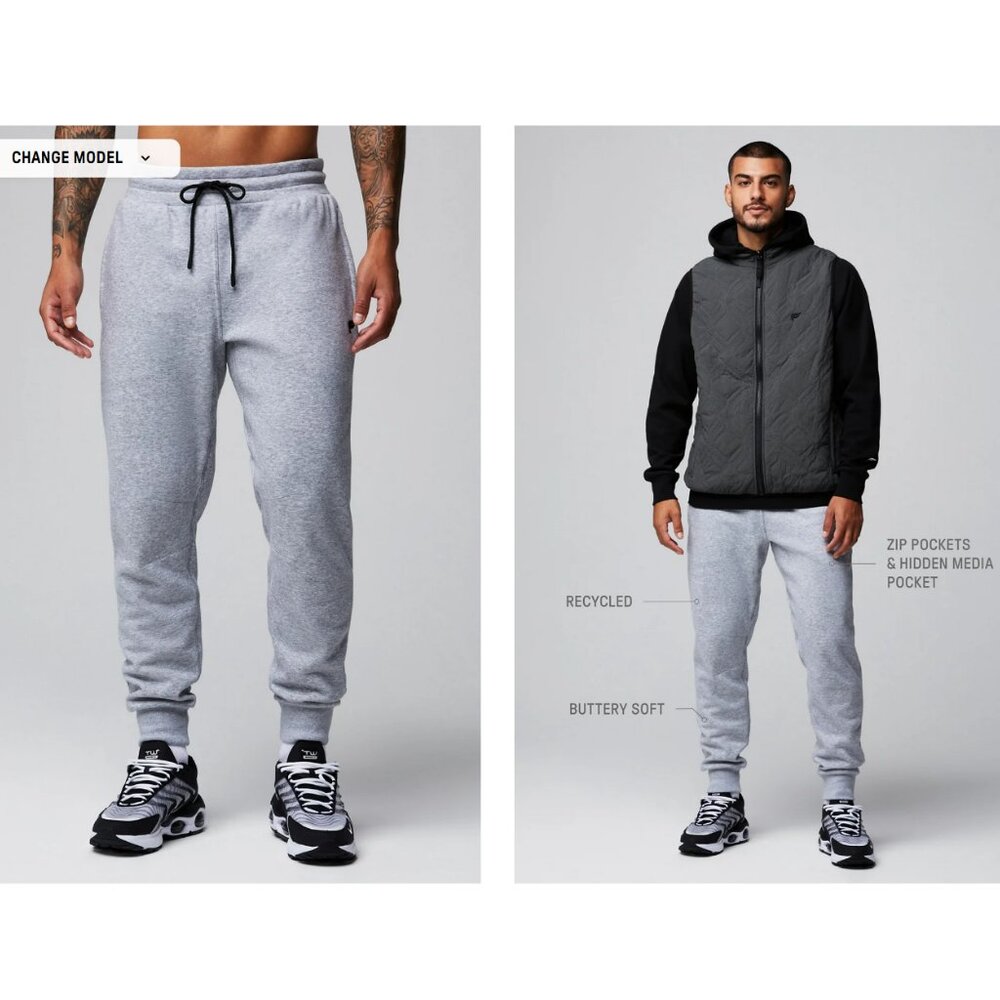 Fabletics The Go-To Jogger - Grey - Size X-Small